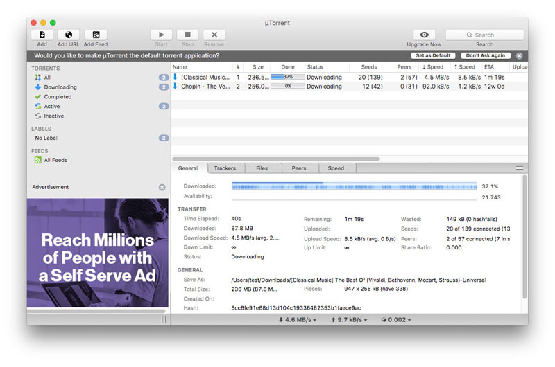 torrent on macbook pro