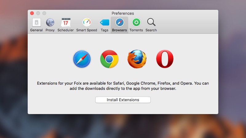 Chrome folder extension