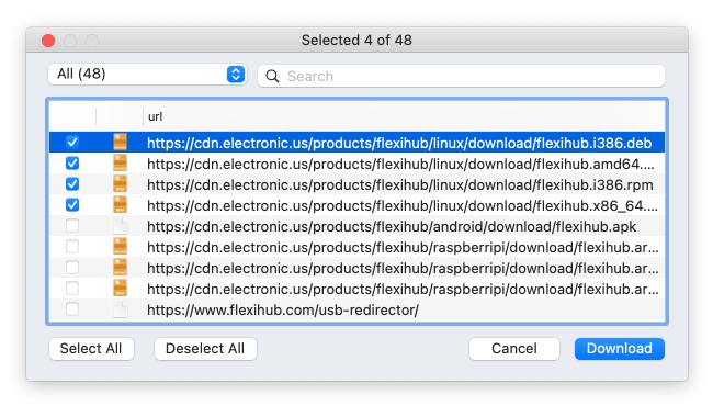 Downloading multiple files