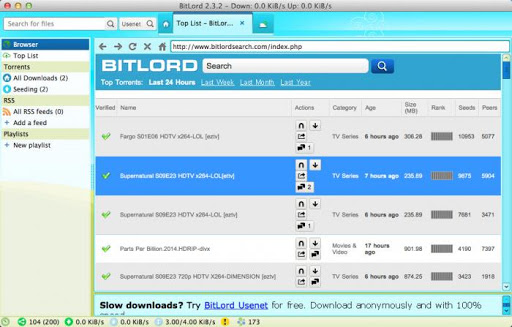 BitLord torrenting client