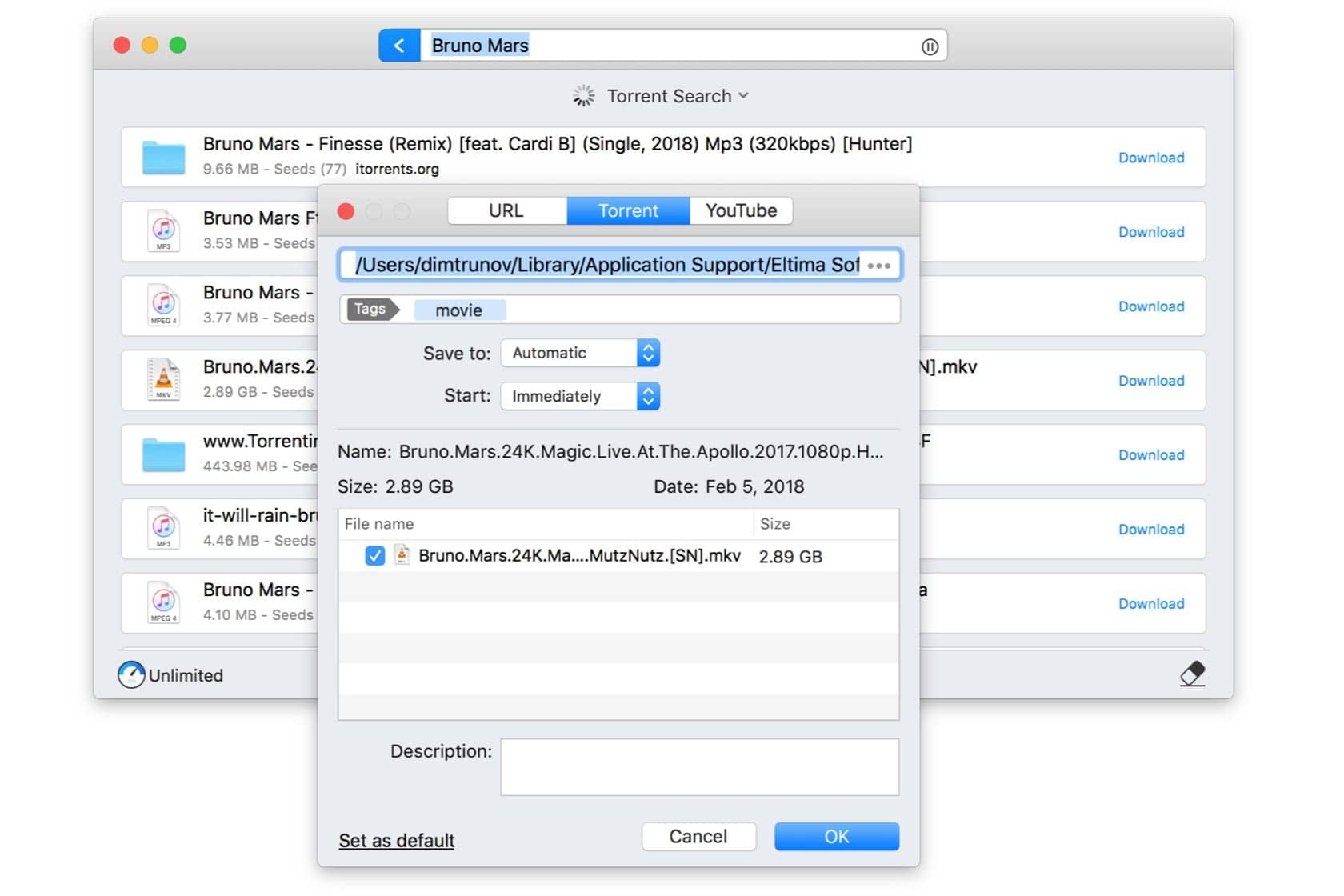 Torrent client on mac download